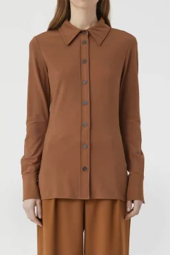 Closed Blouse auburn