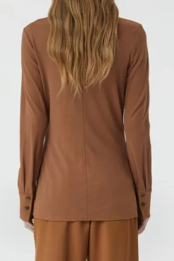 Closed Blouse auburn