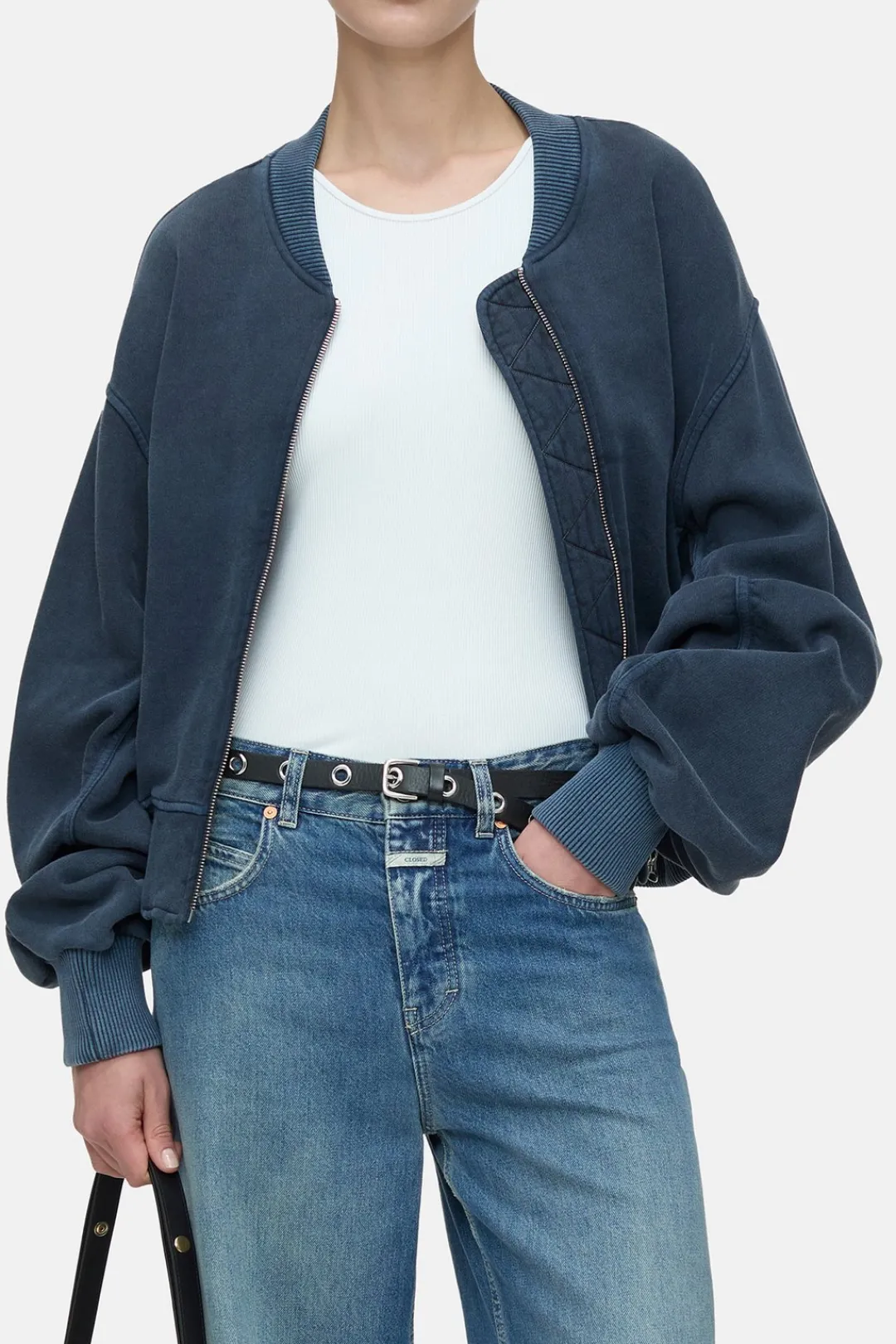 Closed Bomber jacket Smokey blue Discount