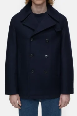 Closed Caban jacket in wool blend Dark night Clearance