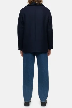 Closed Caban jacket in wool blend Dark night Clearance