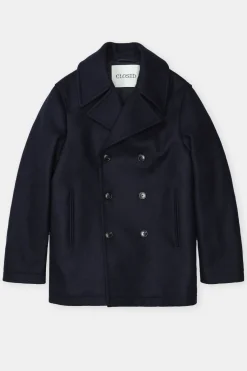 Closed Caban jacket in wool blend Dark night Clearance