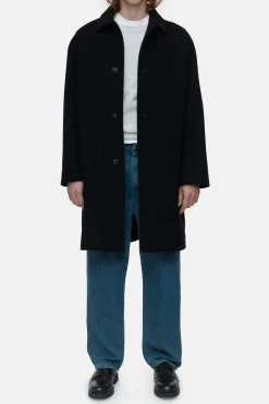 Closed Car coat in virgin wool mix Black Discount