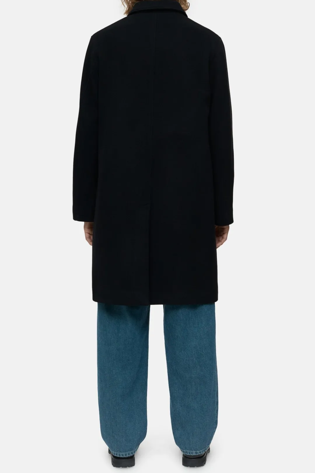 Closed Car coat in virgin wool mix Black Discount