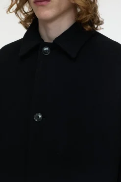 Closed Car coat in virgin wool mix Black Discount
