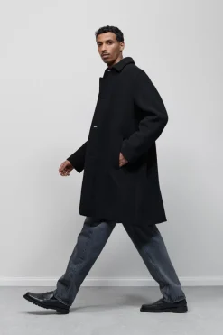 Closed Car coat in virgin wool mix Black Discount