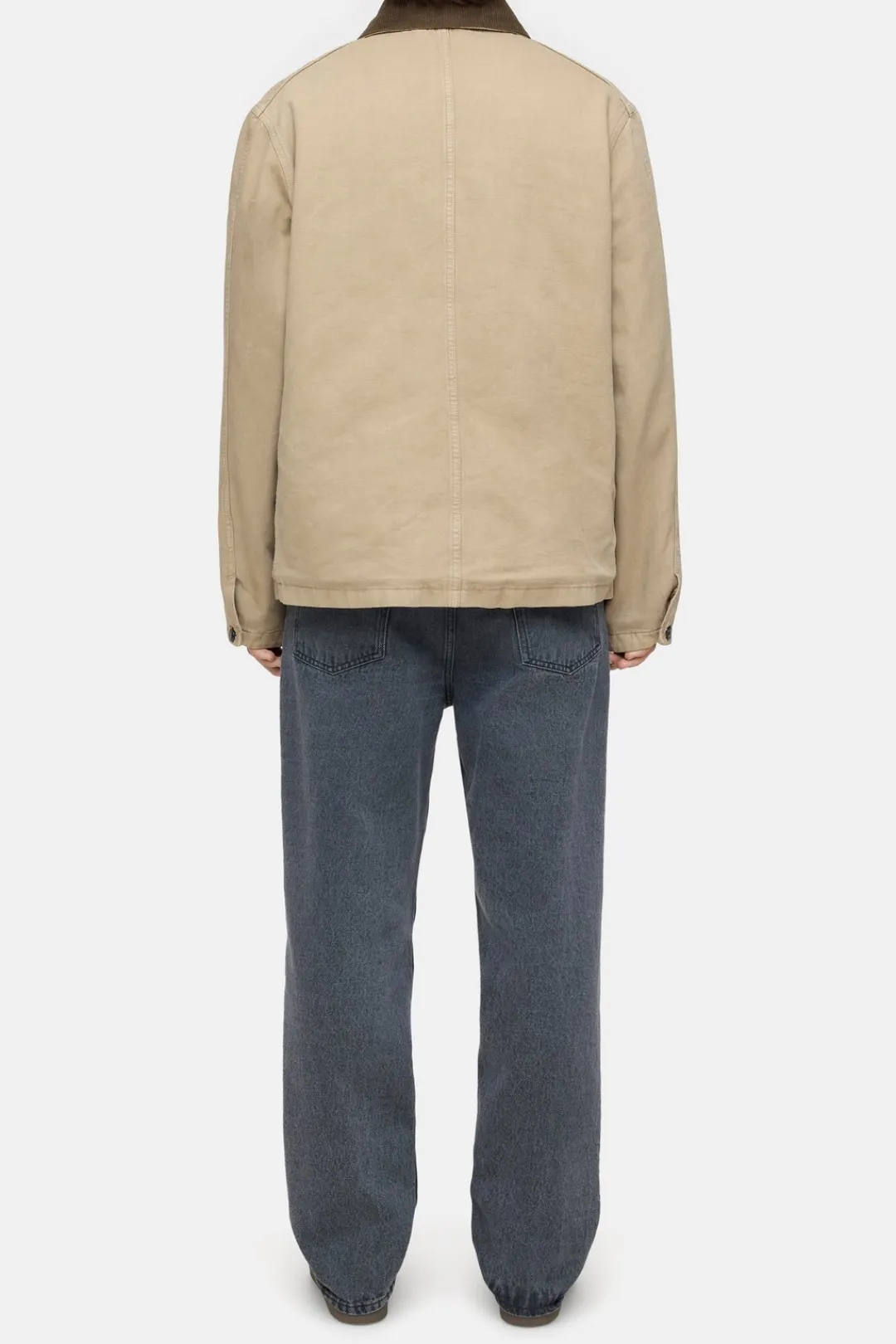 Closed Cargo jacket in ecru denim Cashew cream