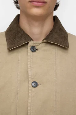 Closed Cargo jacket in ecru denim Cashew cream