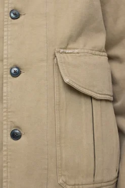 Closed Cargo jacket in ecru denim Cashew cream