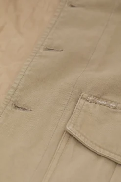 Closed Cargo jacket in ecru denim Cashew cream