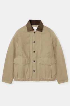 Closed Cargo jacket in ecru denim Cashew cream