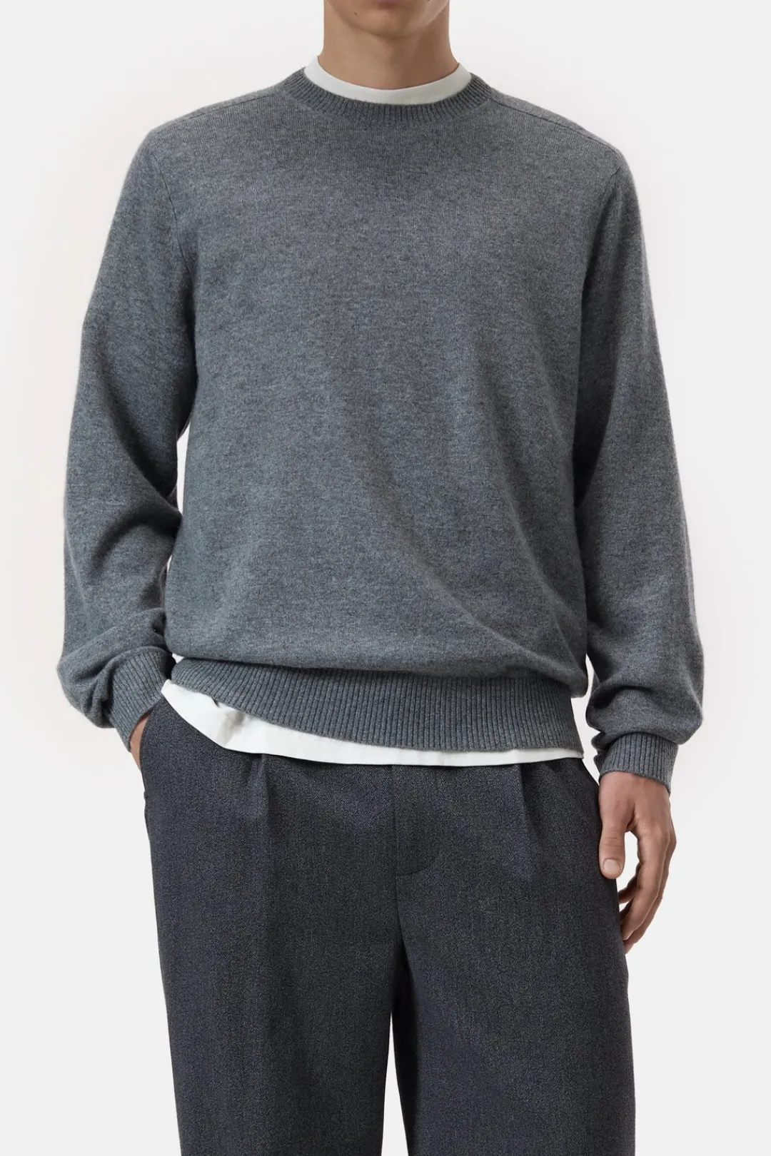 Closed Cashmere jumper Dark grey melange Online