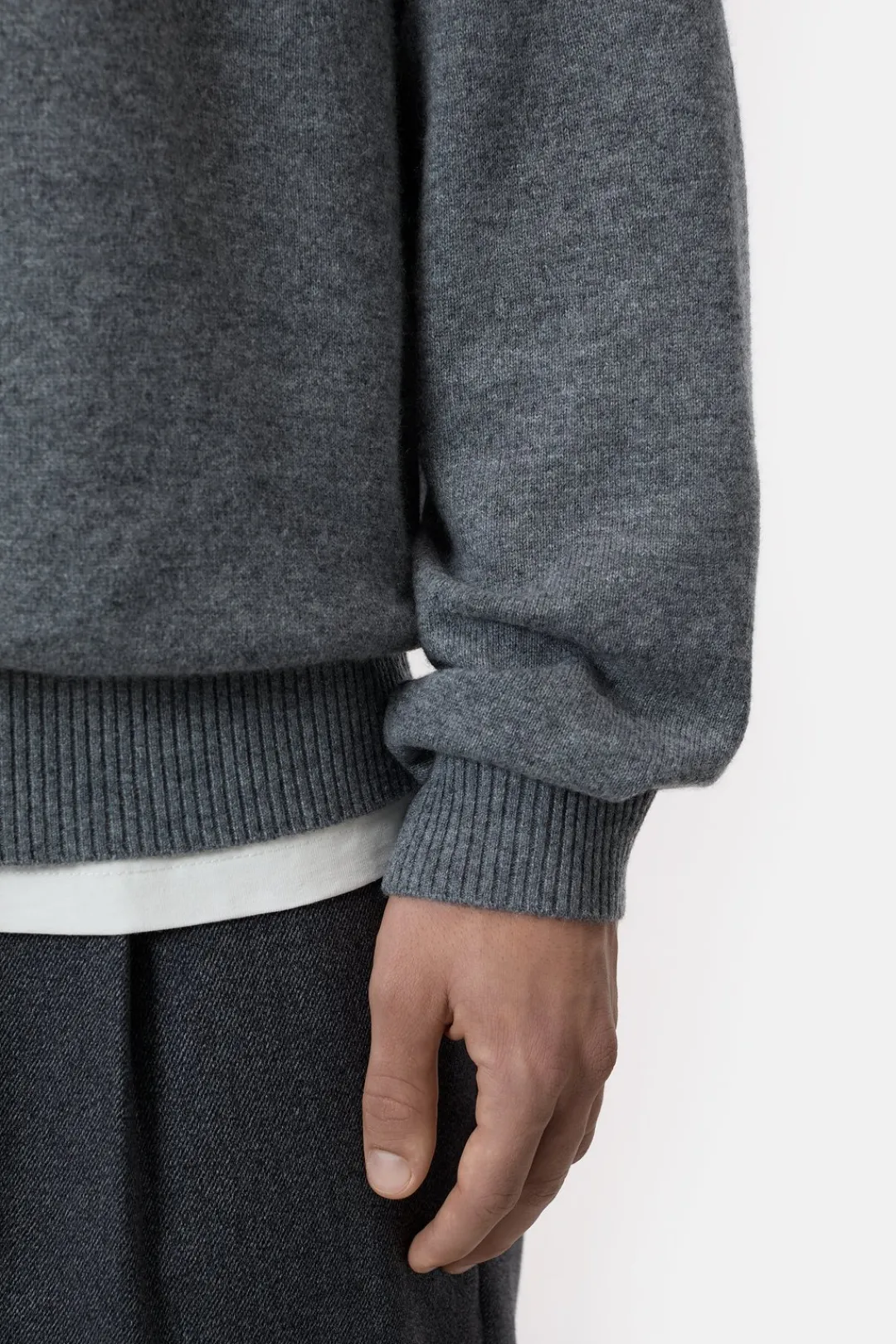 Closed Cashmere jumper Dark grey melange Online