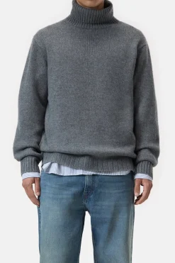 Closed Cashmere turtleneck jumper Dark grey melange New