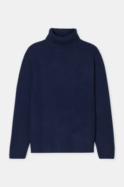 Closed Cashmere turtleneck jumper Dark night Hot