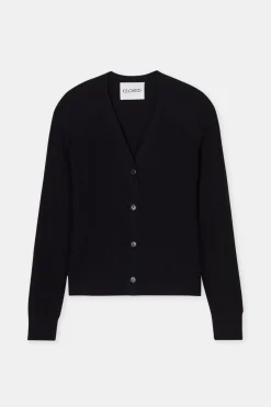 Closed Cashmere-blend cardigan Black New