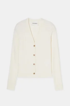 Closed Cashmere-blend cardigan Ivory