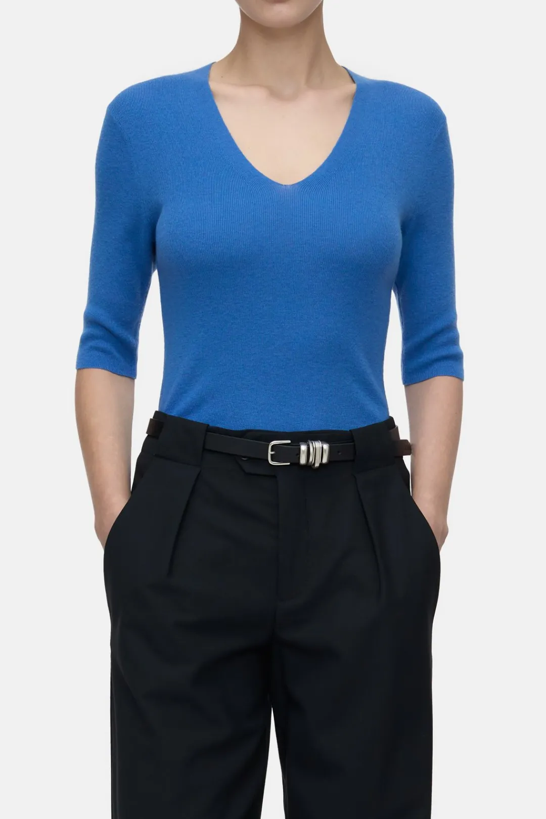 Closed Cashmere-blend jumper Lake blue Best