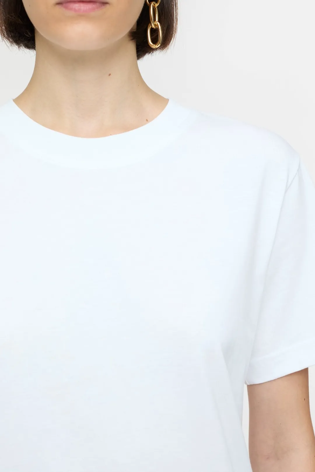 Closed Cashmere-blend top Organic cotton blend T-shirt White Hot
