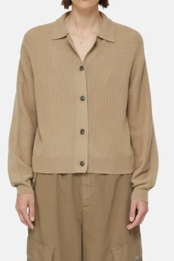 Closed Cashmere-Mix Cardigan Brown sugar