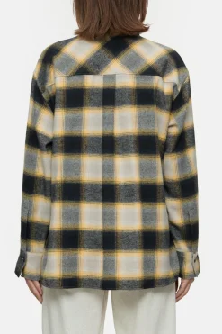 Closed Chequered shirt blouse Irish orange Discount