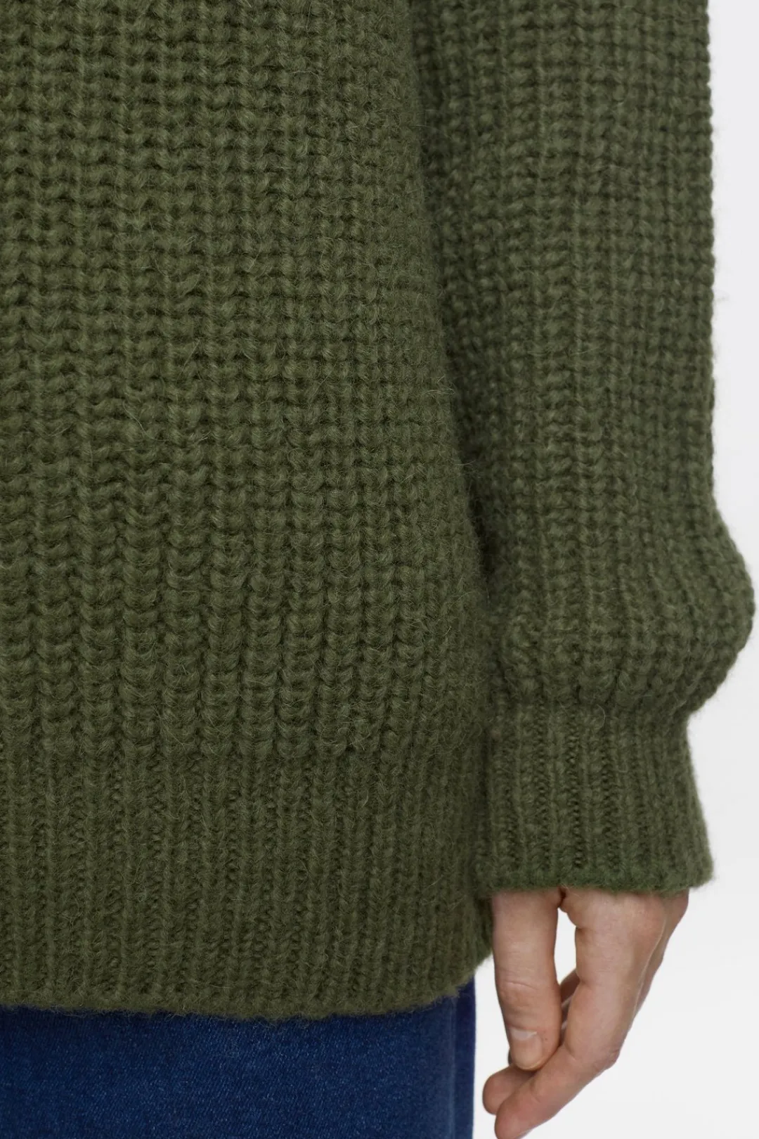 Closed Chunky Turtleneck industrial green Clearance