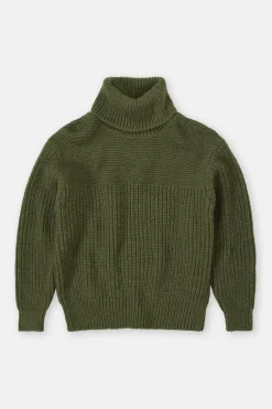 Closed Chunky Turtleneck industrial green Clearance