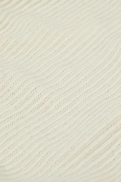 Closed Collar Cardigan Ivory Sale