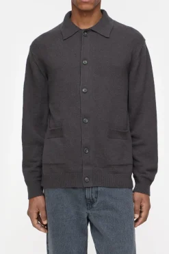 Closed Cotton blend cardigan Tapenade grey Outlet