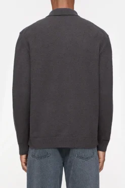 Closed Cotton blend cardigan Tapenade grey Outlet