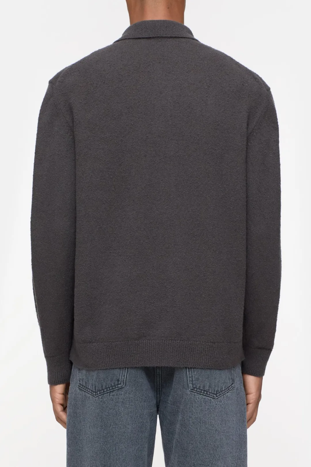 Closed Cotton blend cardigan Tapenade grey Outlet