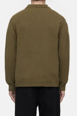 Closed Cotton blend cardigan Golden moss Sale