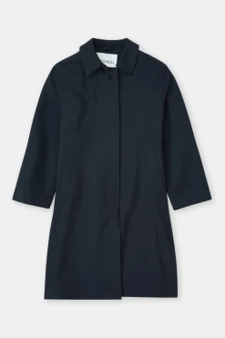 Closed Cotton coat Space blue Sale