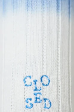 Closed Cotton mix socks Lake blue Clearance
