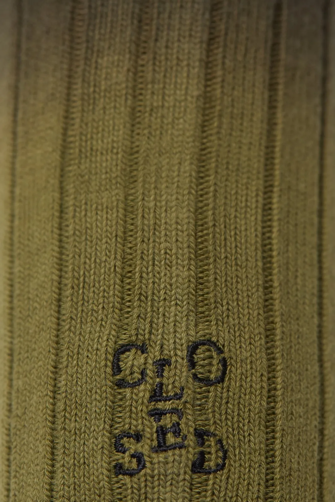 Closed Cotton mix socks Golden moss