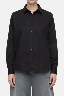 Closed Cotton poplin blouse Black Clearance
