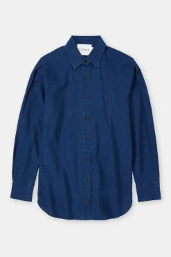 Closed Cotton shirt blouse Dark blue