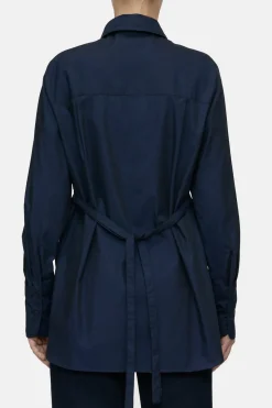 Closed Cotton shirt blouse Space blue Sale
