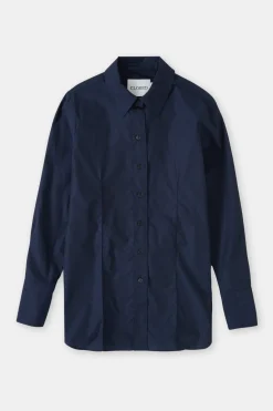 Closed Cotton shirt blouse Space blue Sale