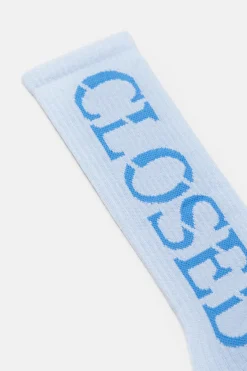 Closed Cotton socks Lazio blue Outlet