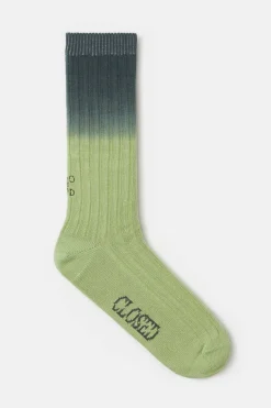 Closed Cotton socks Pini green Hot