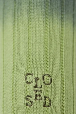 Closed Cotton socks Pini green Hot