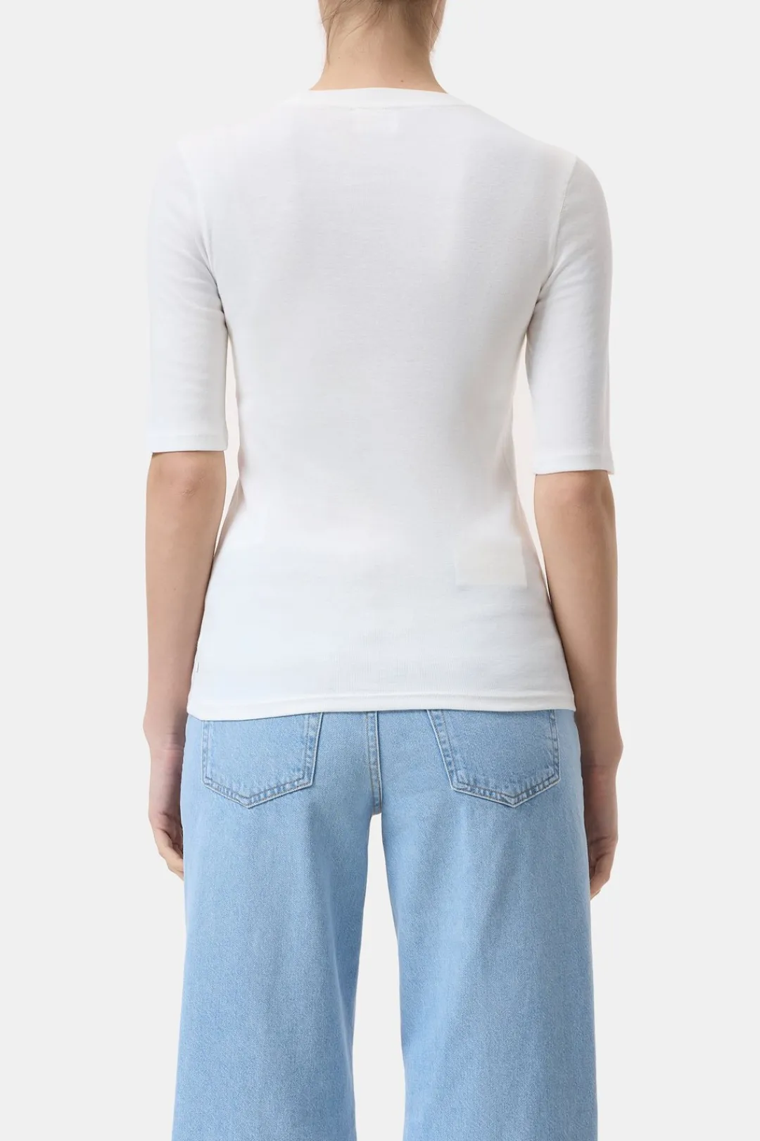 Closed Cotton T-shirt Ivory Online