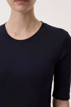 Closed Cotton T-shirt Dark night Outlet