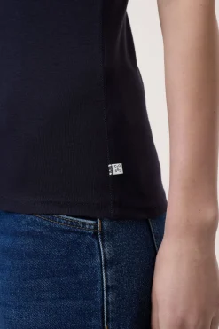 Closed Cotton T-shirt Dark night Outlet