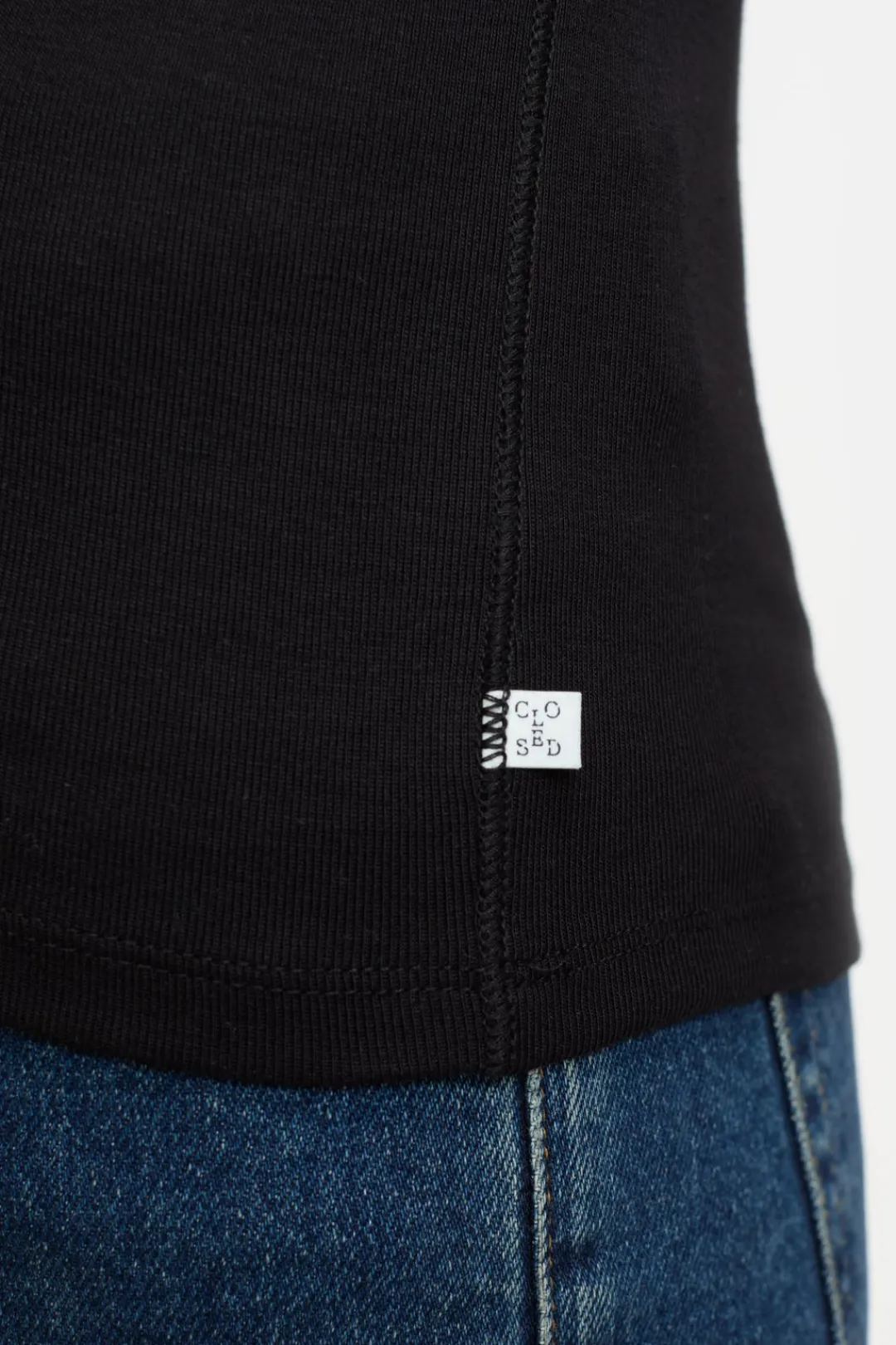 Closed Cotton T-shirt Black
