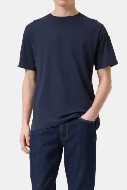 Closed Cotton T-shirt Dark night Hot