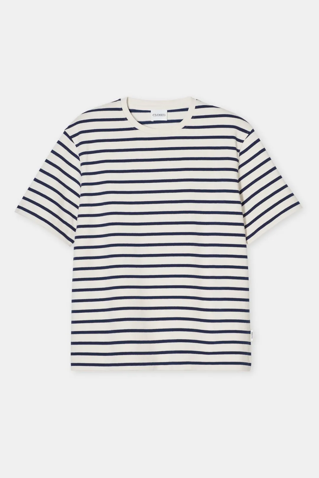 Closed Cotton T-shirt Ivory Discount
