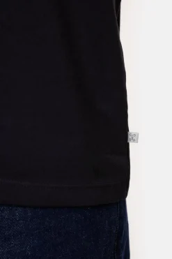 Closed Cotton V-neck T-shirt Black Sale