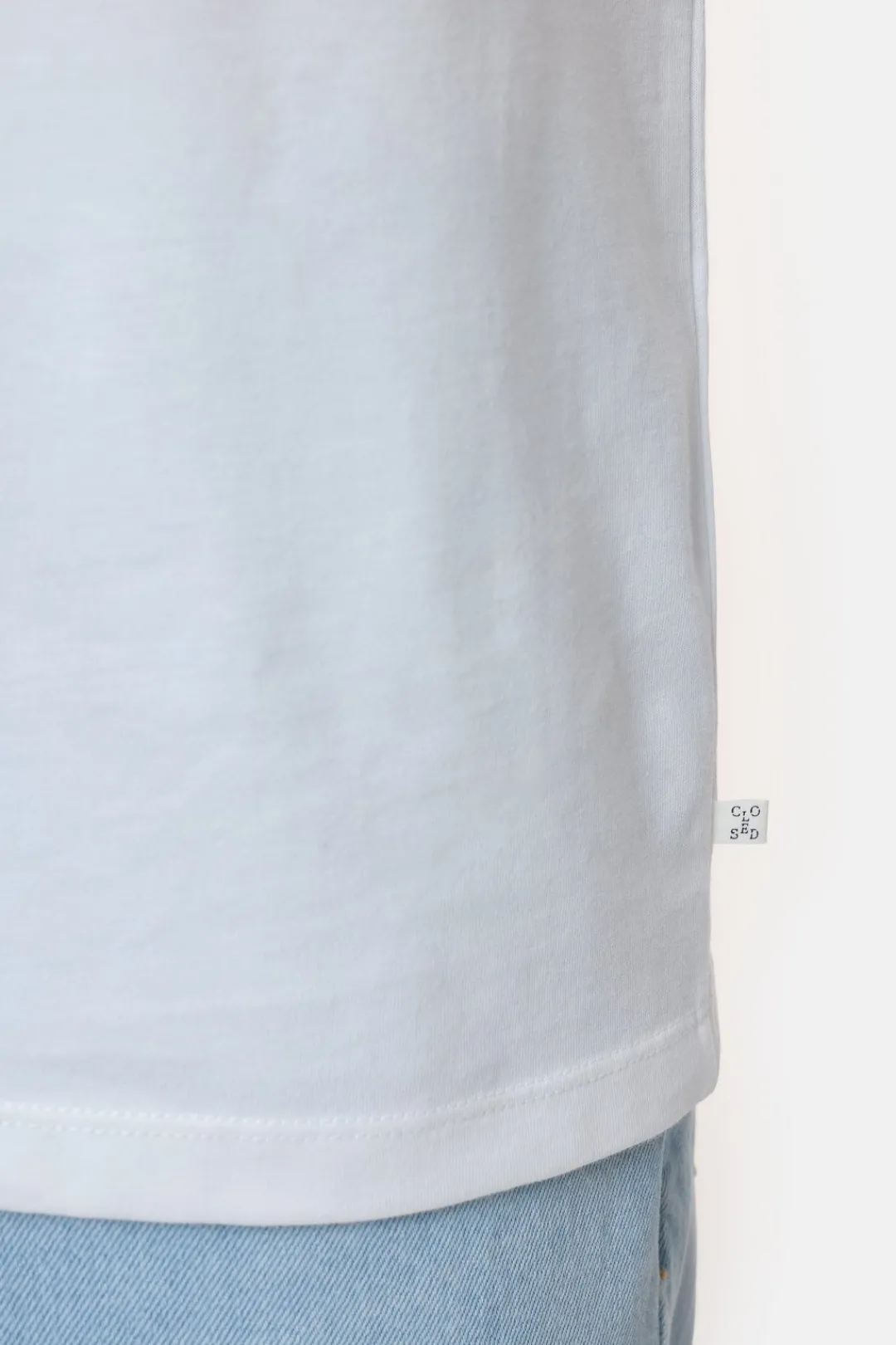 Closed Cotton V-neck T-shirt White Best